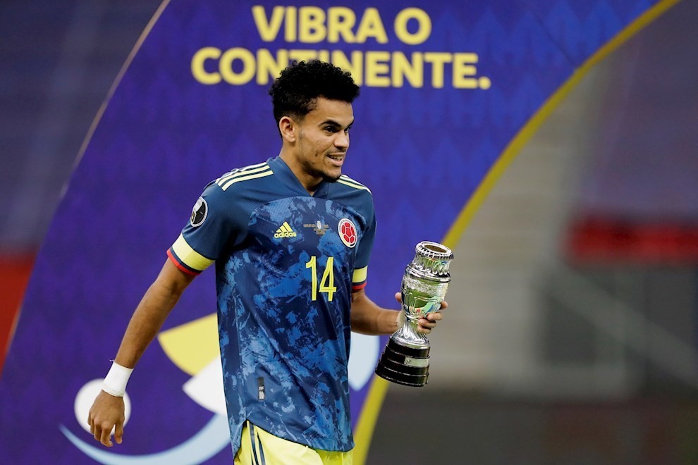 luis diaz jugador seleccion colombia imagen copa america 2021 evolucion aprendizaje divertido